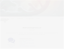 Tablet Screenshot of moleculardiagnostics.be